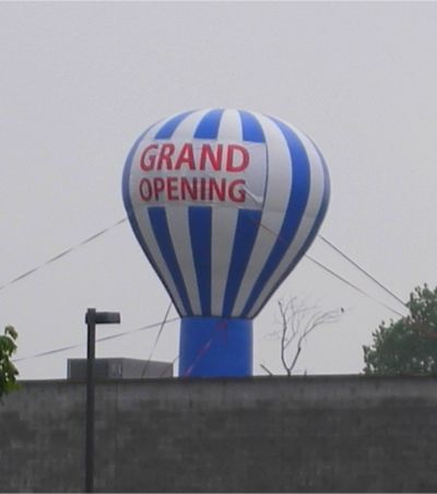 Blue White Inflatable Advertising Balloon
